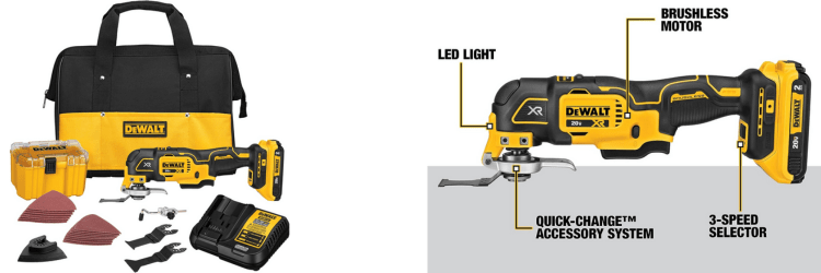 Dewalt DCS356D1 Oscillating Multi-Tool Kit