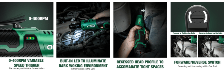 KIMO Cordless Electric Ratchet Wrench Review