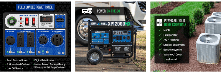 DuroMax XP12000HX Dual Fuel Generator Review