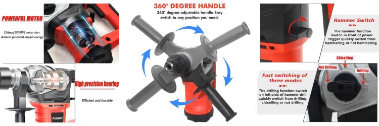 AOBEN Rotary Hammer Drill