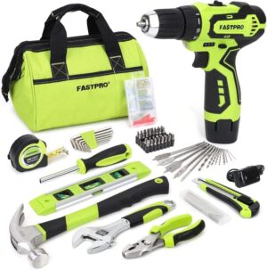FASTPRO Cordless Drill Set Green