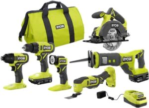 RYOBI ONE+ 6 Tool Combo Kit PCL1600K2
